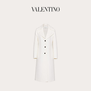 Valentino/华伦天奴女士新品 白色 双面羊绒大衣