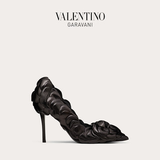 VALENTINO GARAVANI/华伦天奴女士新品 Atelier 小羊皮花瓣高跟鞋