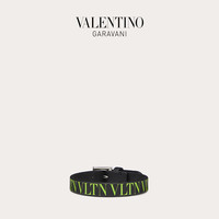 VALENTINO GARAVANI/华伦天奴 男士新品 黑色 VLTN 小牛皮手镯