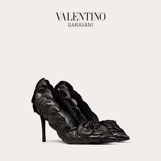 VALENTINO GARAVANI/华伦天奴女士新品 Atelier 小羊皮花瓣高跟鞋