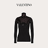 Valentino/华伦天奴女士新品 黑色 刺绣羊毛针织衫