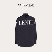 Valentino/华伦天奴男士新品 蓝色 VALENTINO 印花短大衣