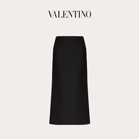 Valentino/华伦天奴 女士 黑色 Crepe Couture 半裙
