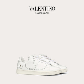 VALENTINO GARAVANI/华伦天奴 女士新品 白色 Backnet 皮革运动鞋