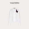 Valentino/华伦天奴 女士 白色 印花府绸衬衫