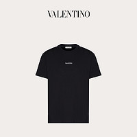 Valentino/华伦天奴男士新品 黑色 印纹T恤