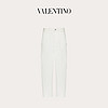 Valentino/华伦天奴男士新品 白色 混合织物长裤