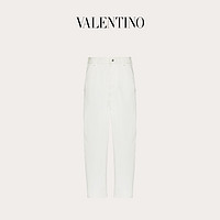 Valentino/华伦天奴男士新品 白色 混合织物长裤