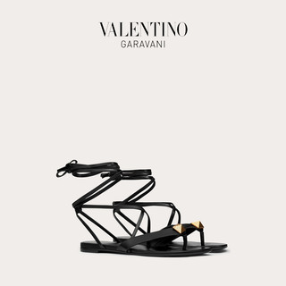 VALENTINO GARAVANI/华伦天奴女士新品 Roman Stud 小牛皮平底鞋