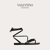 VALENTINO GARAVANI/华伦天奴女士新品 Roman Stud 小牛皮平底鞋