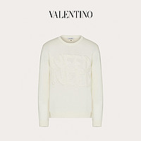 Valentino/华伦天奴男士 NEED NEED刺绣羊毛圆领卫衣