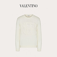 Valentino/华伦天奴男士 NEED NEED刺绣羊毛圆领卫衣