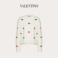 Valentino/华伦天奴女士新品彩色刺绣羊绒针织衫