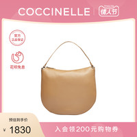 新品 COCCINELLE/可奇奈尔 DIONE大号牛皮通勤斜挎包女士单肩包