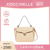 20新品COCCINELLE/可奇奈尔FLORENCE斜挎包牛皮通勤女手提单肩包