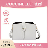 2020春夏新品COCCINELLE/可奇奈尔ALBA小号细粒面牛皮单肩斜挎包