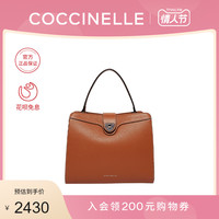 2020春夏新品COCCINELLE/可奇奈尔ALAIDE细粒面牛皮单肩斜挎包