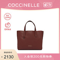 20秋冬新品COCCINELLE/可奇奈尔MATINEE小号印花牛皮女士托特包