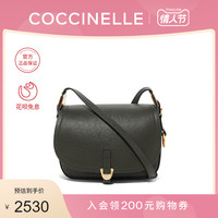 可奇奈尔 20秋冬新品COCCINELLE/可奇奈尔FAUVE小号粒面牛皮女士单肩斜挎包