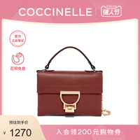 20秋冬新品COCCINELLE/可奇奈尔MIGNON牛皮女士斜挎包手提包