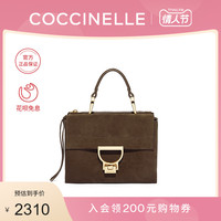 20秋冬新品COCCINELLE/可奇奈尔ARLETTIS麂皮女式纯色单肩斜挎包