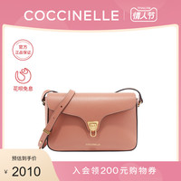 20秋冬新品COCCINELLE/可奇奈尔BEAT SOFT小号印花牛皮女式单肩包