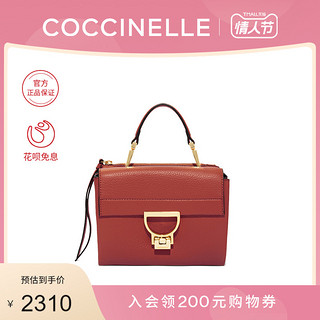 20秋冬新款 COCCINELLE/可奇奈尔ARLETTIS牛皮女纯色单肩斜挎包