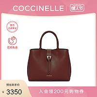 20秋冬新品COCCINELLE/可奇奈尔ALBA细粒面牛皮女式单肩包斜挎包