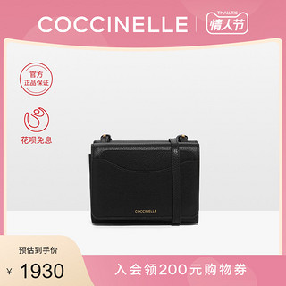 COCCINELLE/可奇奈尔 EVASION GRAIN 牛皮女士小方包单肩包