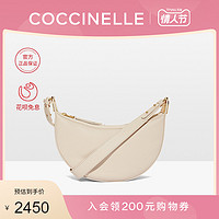 COCCINELLE/可奇奈尔 秋冬新品ANAIS 小号牛皮女士新月包半月包