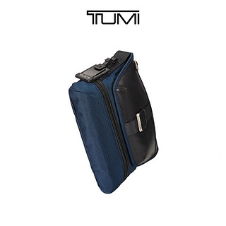 TUMI/途明Alpha Bravo系列皮质拼接弹道尼龙男士斜挎背包