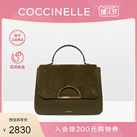 COCCINELLE/可奇奈尔 DALIA SUEDE 中号牛皮女士手提单肩包