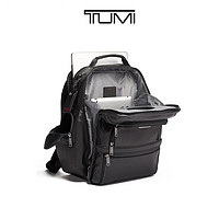 TUMI 途明 Alpha 3系列男士黑色商务皮革Brief电脑双肩背包