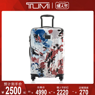 TUMI/途明V4 系列优雅印花可扩展男女万向轮拉杆箱行李箱（29寸、印花）