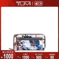TUMI 途明 Voyageur系列时尚潮流印花女士长款拉链钱包