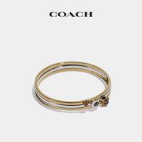COACH/蔻驰水晶星星爱心经典标志手镯套装