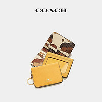 COACH/蔻驰女士百搭多色迷你多卡槽零钱包卡包证件包