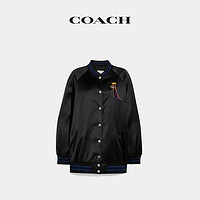 COACH/蔻驰 COACH X JEAN-MICHEL BASQUIAT大尺寸VARSITY夹克