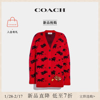 COACH/蔻驰女士农历新年系列开襟毛衣