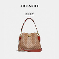 COACH 蔻驰 女士2021早春新品经典标志WILLOW系列单肩包斜挎包