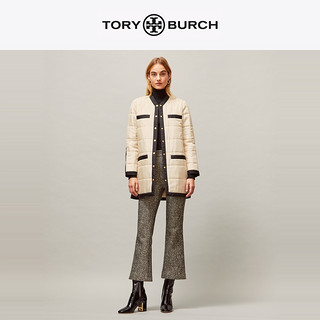 TORY BURCH 汤丽柏琦 经典款女装 白色棉服外套 59875