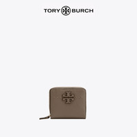 TORY BURCH 汤丽柏琦 McGRAW 牛皮拉链短款零钱包 56623