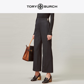 TORY BURCH 汤丽柏琦 经典款女装 微喇黑色修身长裤64850