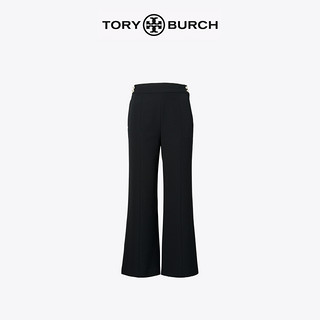 TORY BURCH 汤丽柏琦 经典款女装 微喇黑色修身长裤64850