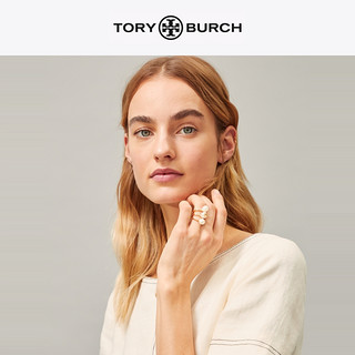 TORY BURCH 汤丽柏琦 KIRA珍珠饰叠绕戒指 65182