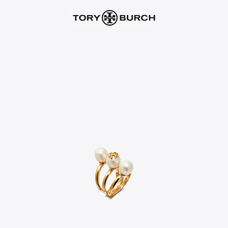 TORY BURCH 汤丽柏琦 KIRA珍珠饰叠绕戒指 65182