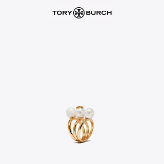 TORY BURCH 汤丽柏琦 KIRA珍珠饰叠绕戒指 65182