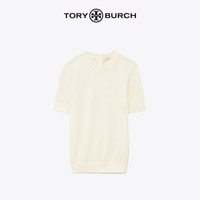TORY BURCH 汤丽柏琦 20春夏女装 羊绒短袖圆领毛衣63184