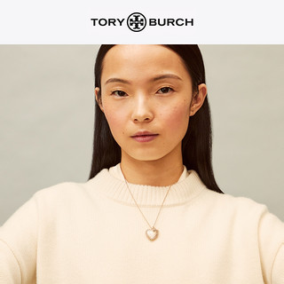 TORY BURCH 汤丽柏琦 ROXANNE 心形吊坠项链 74449