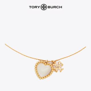 TORY BURCH 汤丽柏琦 ROXANNE 心形吊坠项链 74449